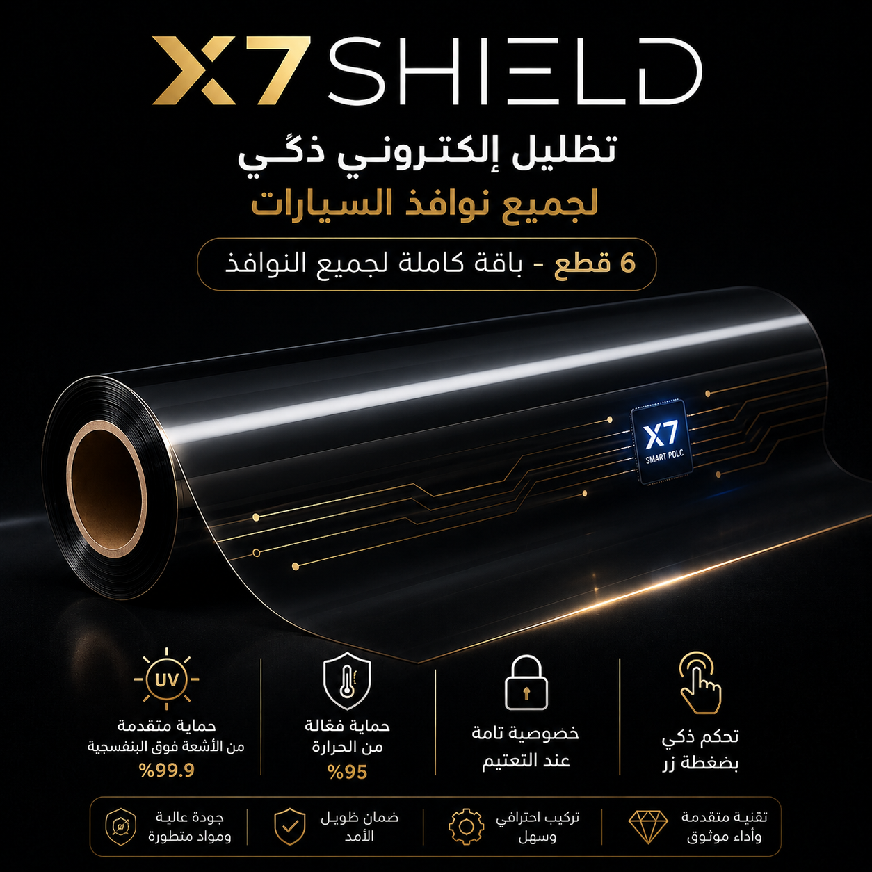 X7SHIELD™ SPD Luxury Black Technology